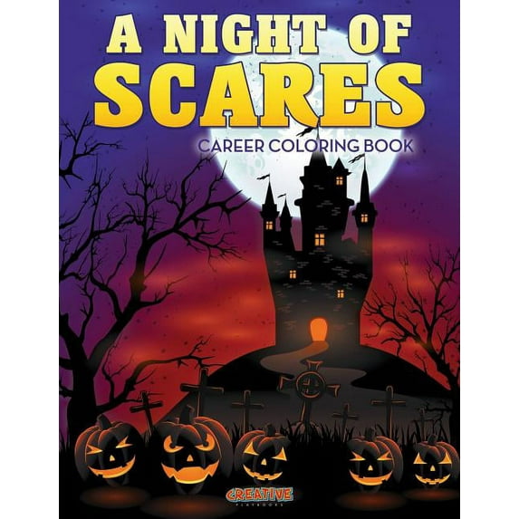 A Night of Scares Coloring Book (Paperback)