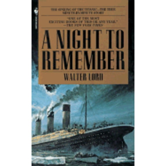 Pre-Owned A Night to Remember, 9780553278279, 0553278274, Paperback, Reissue edition