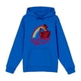 thumbnail image 1 of A Nightmare On Elm Street Follow Your Dreams Adult Blue Long Sleeve Hoodie-Large, 1 of 3