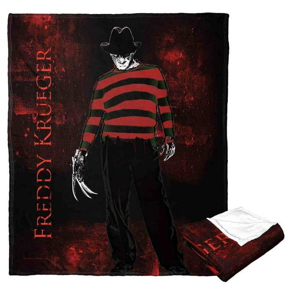 A Nightmare On Elm Street Freddy Krueger Silk Touch Throw Blanket, 50 x 60 inches