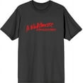 thumbnail image 1 of A Nightmare On Elm Street Logo Men's Charcoal Crew Neck Short Sleeve Tee-XS, 1 of 2