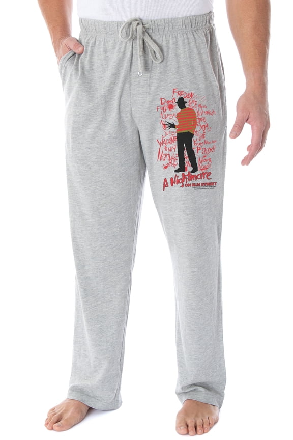 A Nightmare On Elm Street Men's Freddy Krueger Lounge Bottoms Pajama Pants