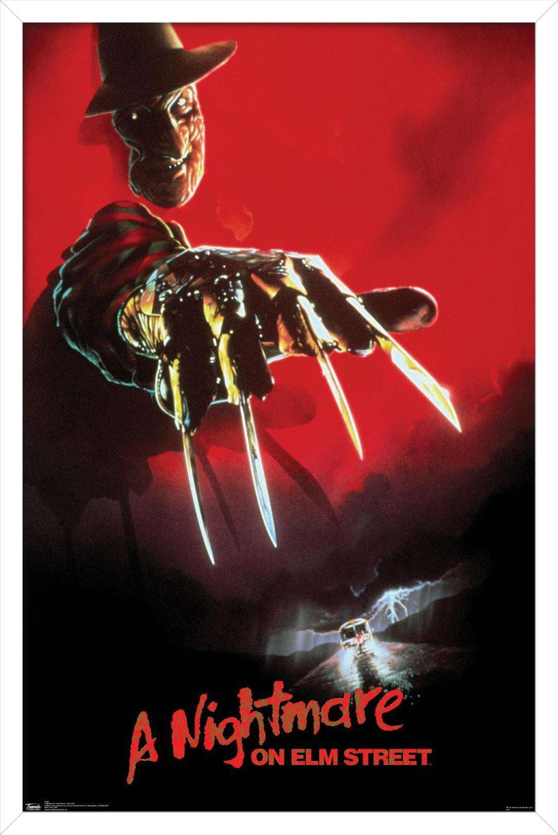 A Nightmare On Elm Street - One Sheet Wall Poster, 14.725" x 22.375", Framed