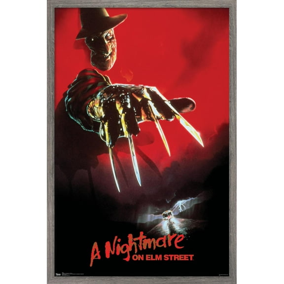 A Nightmare On Elm Street - One Sheet Wall Poster, 14.725" x 22.375", Framed