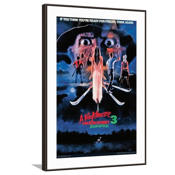 A Nightmare on Elm Street 3: Dream Warriors - One Sheet Canvas Wall Poster, 22.375" x 34"