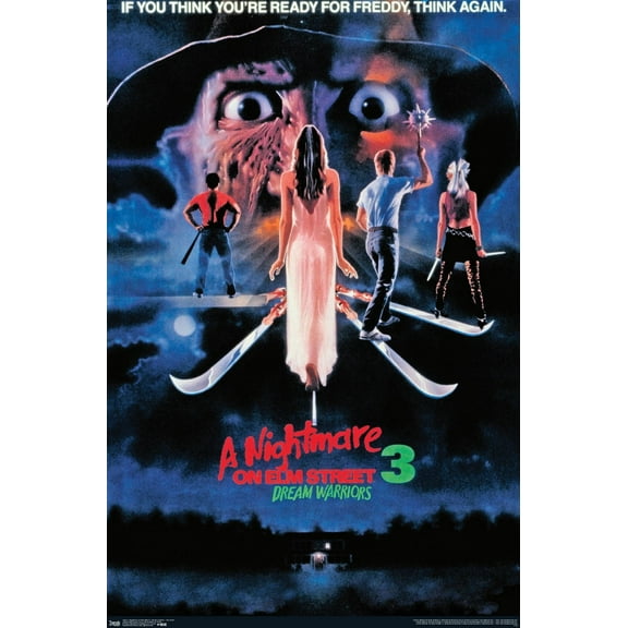 A Nightmare on Elm Street 3: Dream Warriors - One Sheet Wall Poster, 22.375" x 34"
