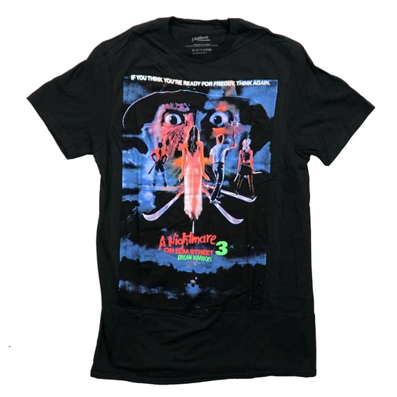 A Nightmare on Elm Street 3 Mens T-Shirt - Weaponized Cast Freddy Poster