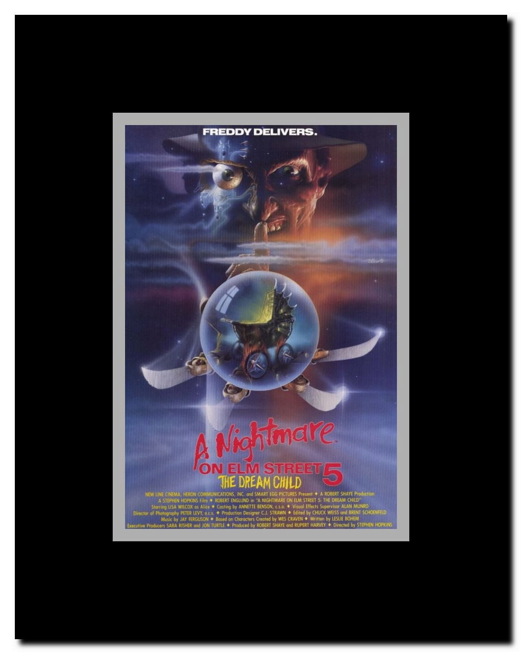 A Nightmare on Elm Street 5: The Dream Child Framed Movie Poster