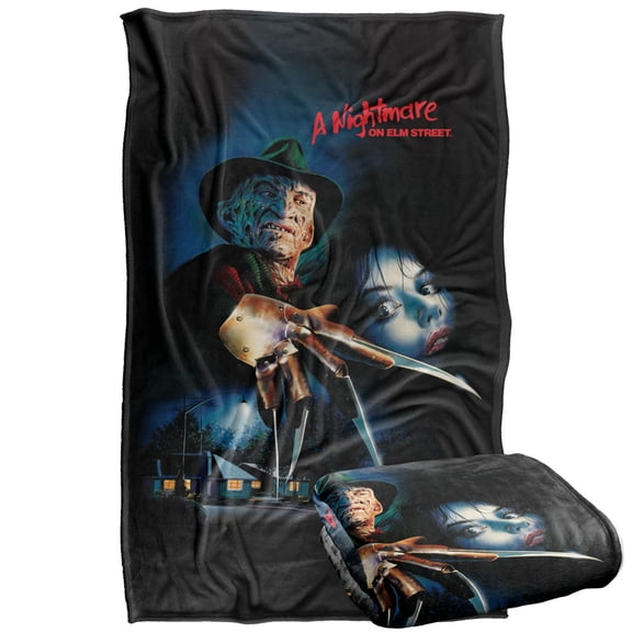 A Nightmare on Elm Street Blanket, 36'x58' Freddy Poster Silky Touch Super Soft Throw Blanket