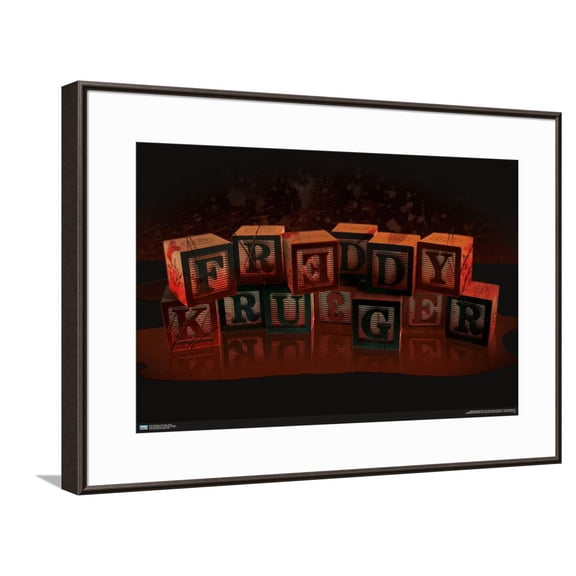 A Nightmare on Elm Street - Blocks Canvas Wall Poster, 14.725" x 22.375"