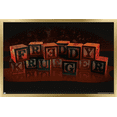thumbnail image 1 of A Nightmare on Elm Street - Blocks Wall Poster, 22.375" x 34", Framed, 1 of 3