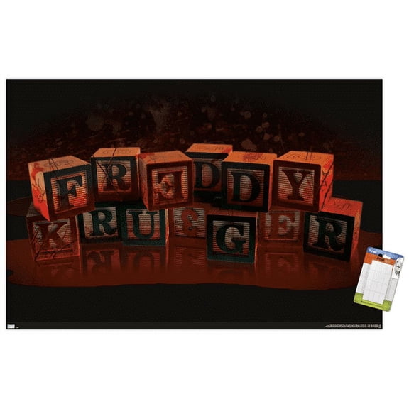 A Nightmare on Elm Street - Blocks Wall Poster, 22.375" x 34"