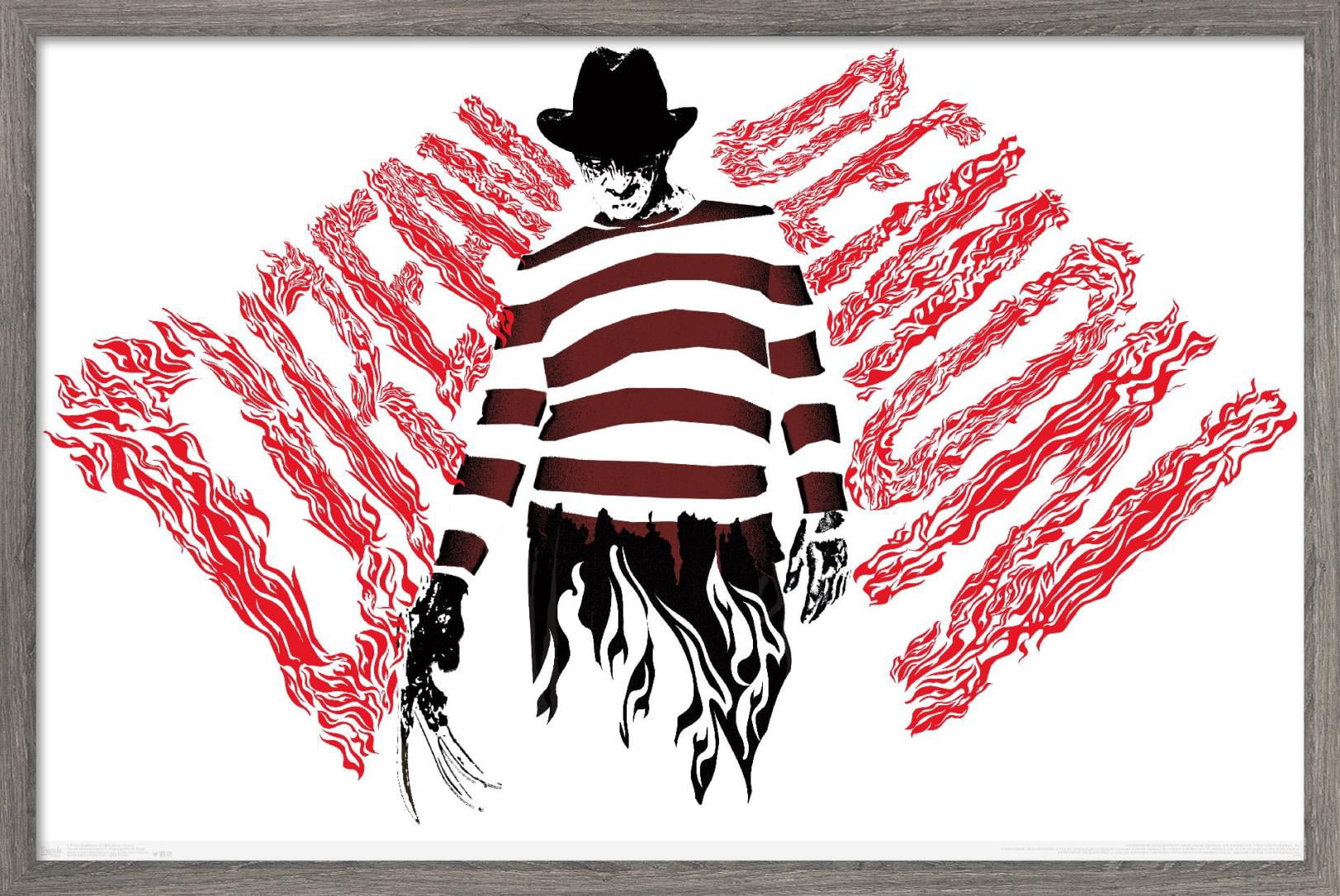 A Nightmare on Elm Street - Dream Wall Poster, 14.725" x 22.375", Framed