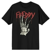 A Nightmare on Elm Street Freddy Claw Men's Black Short-Sleeve T-shirt-XL