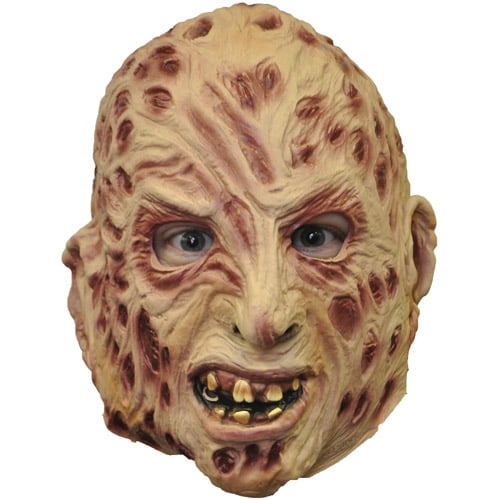 A Nightmare on Street Freddy Krueger 3/4 Multi-color Latex Halloween Costume Mask, for Adult - Walmart.com