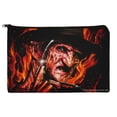 thumbnail image 1 of A Nightmare on Elm Street Freddy's Fire Makeup Cosmetic Bag Organizer Pouch, 1 of 5