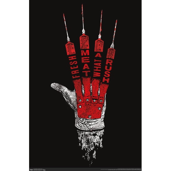 A Nightmare on Elm Street - Hand Wall Poster, 14.725" x 22.375"