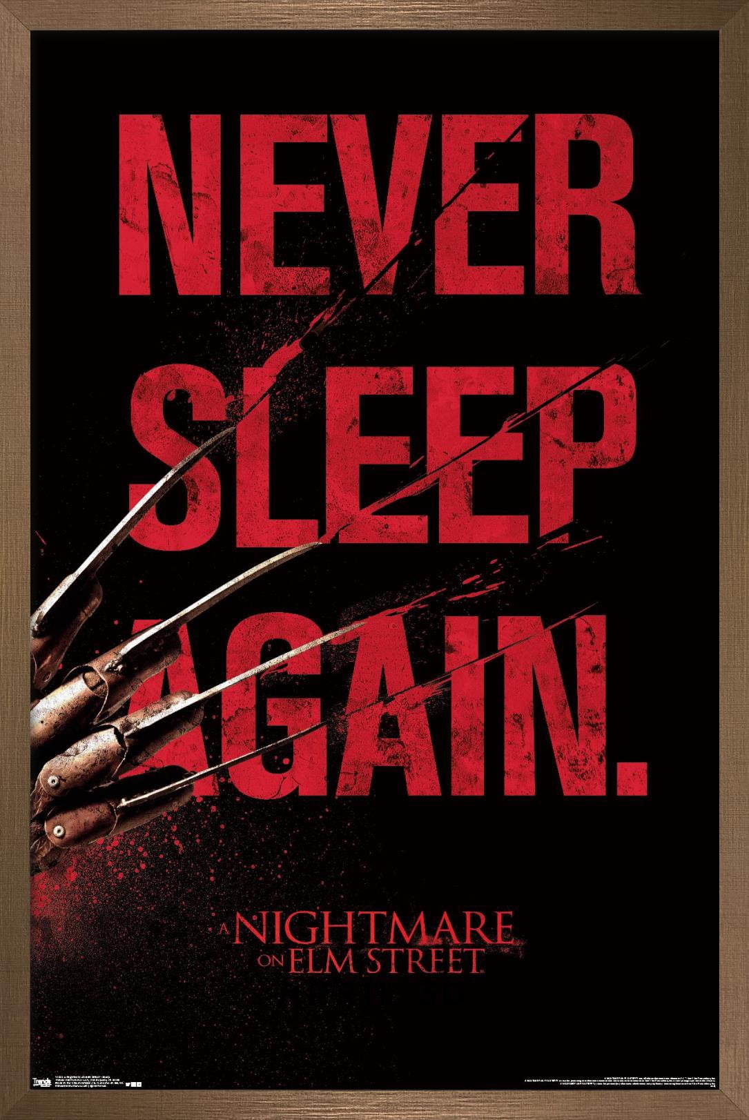 A Nightmare on Elm Street - Sleep Wall Poster, 22.375" x 34", Framed