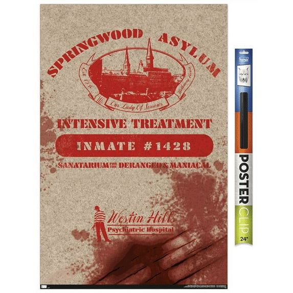 A Nightmare on Elm Street - Springwood Asylum Wall Poster, 22.375" x 34"