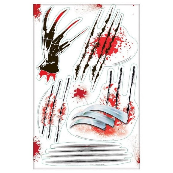 A Nightmare on Elm Street Wall Grabber Decorations (5pcs)