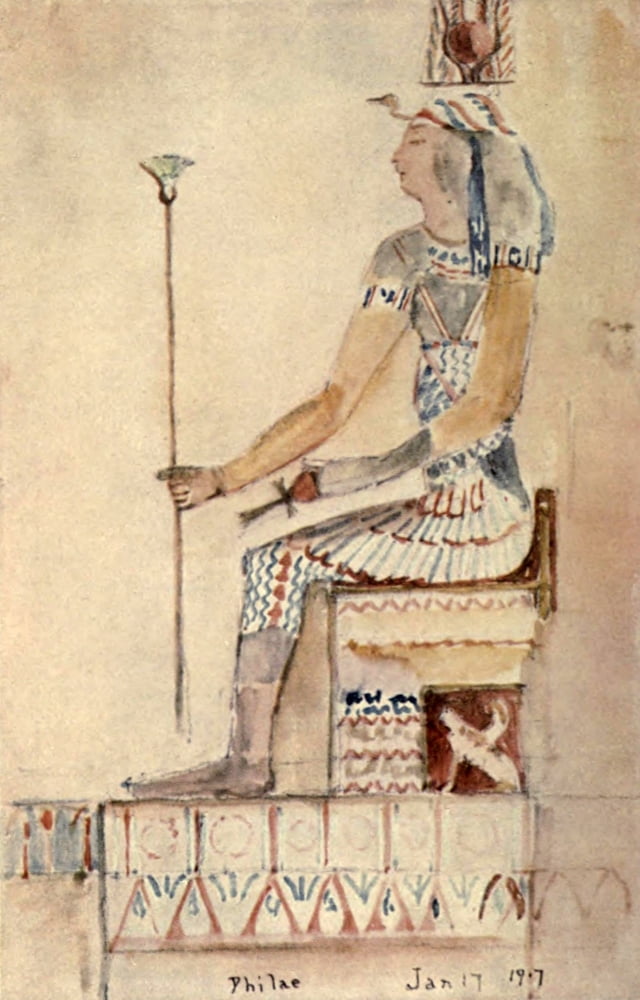 A Nile Journal 1908 Philae Canvas Art - Frances M Hornby (18 x 24)