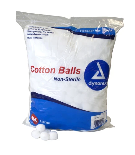 A NonSterile Large Cotton Balls  1000 per Pack