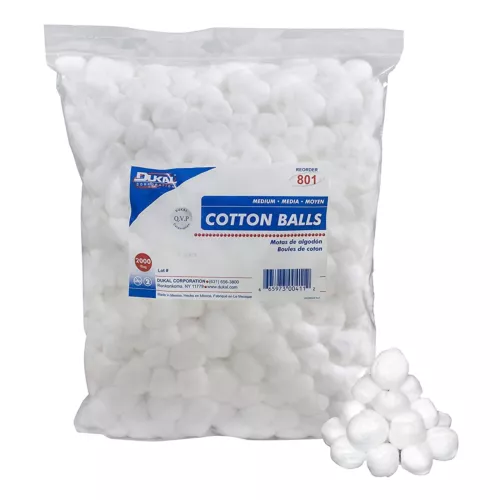 A NonSterile Medium Cotton Balls 801 2000 per Bag