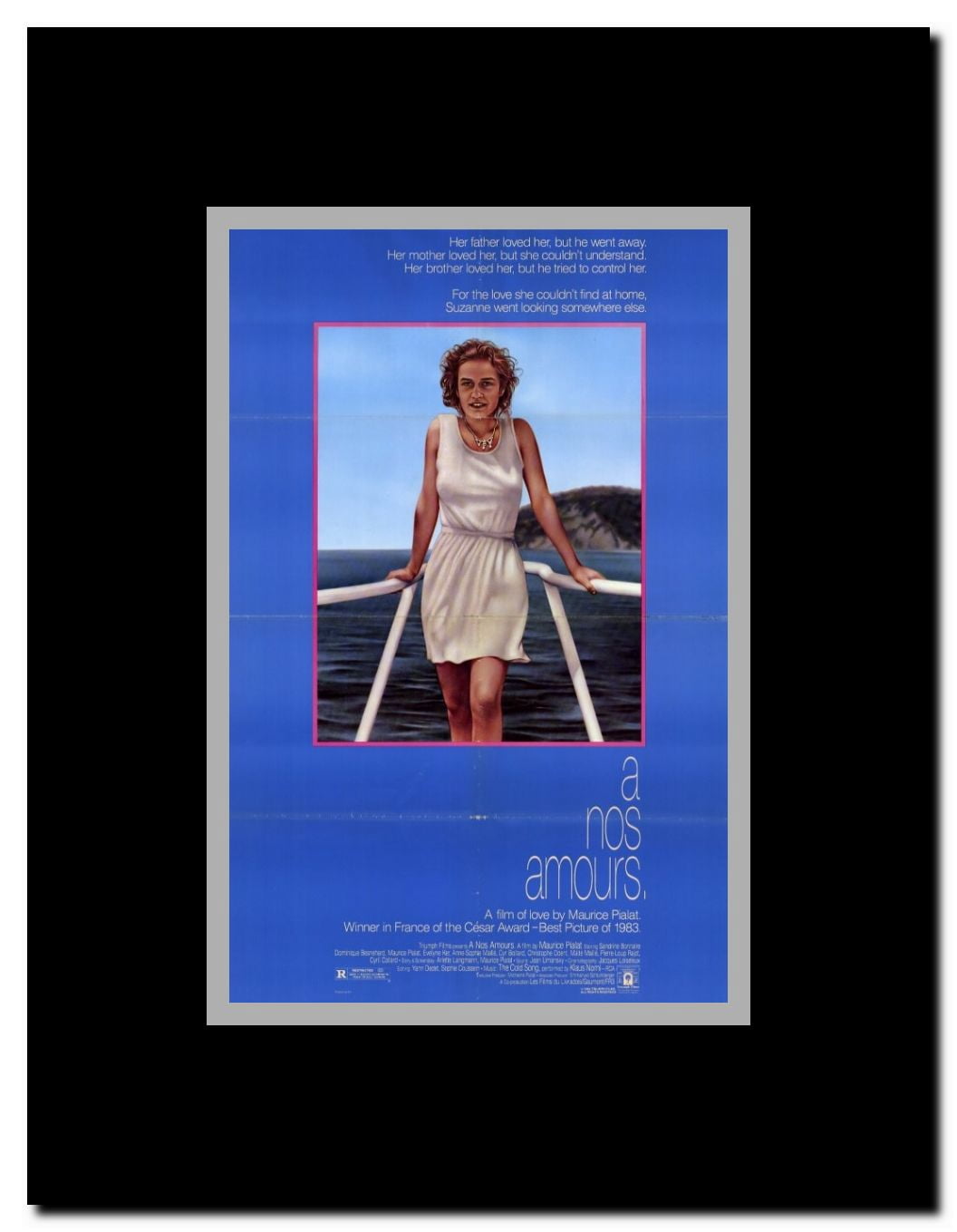 A Nos Amours Framed Movie Poster