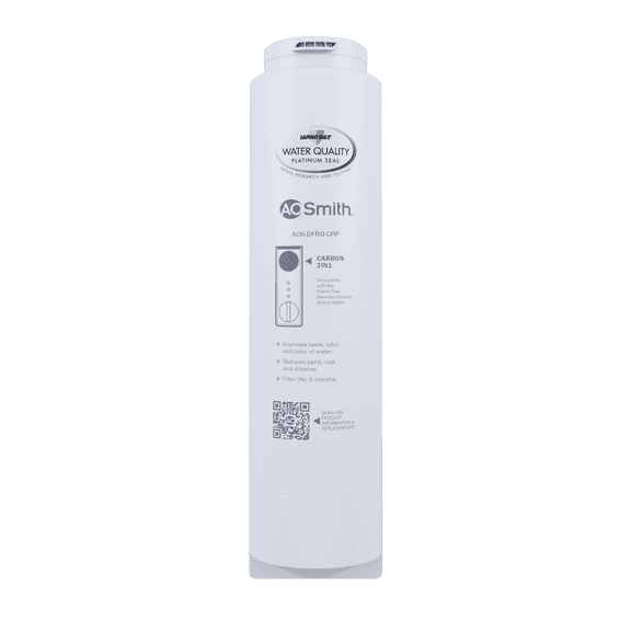 A. O. Smith Genuine Carbon 2-in-1 Filter Replacement for AOS-DFRO-800 DIrect Flow RO System