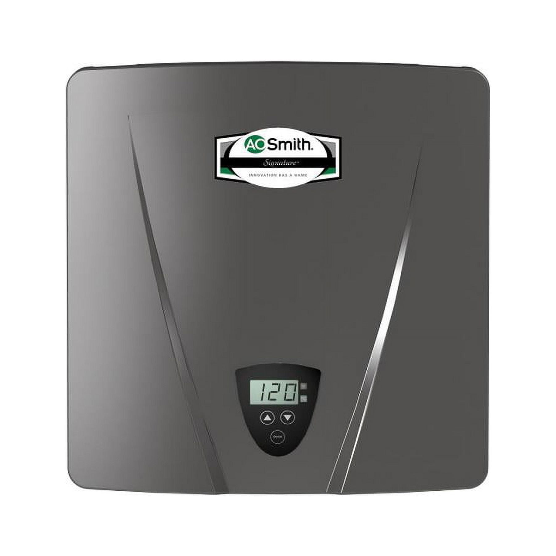 https://www.walmart.com/ip/A-O-Smith-Signature-240-Volt-28-Kilo-Watt-2-4-GPM-Tankless-Electric-Water-Heater-New-Open-Box/422907807