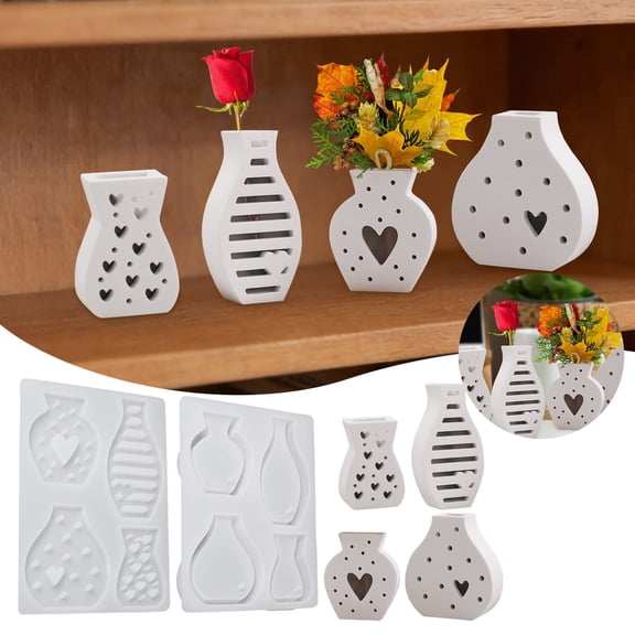 A Of Four Mini Vase Silicone Versatile Diy Small And Home