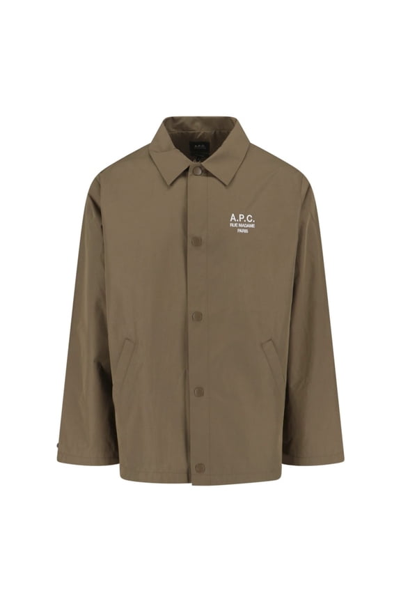 Classic Brown Jacket With Structured Silhouette (Men's)