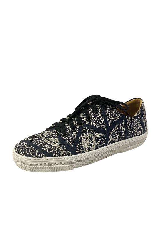 Men's Printed Tennis Shoes US 8 Marine Blue