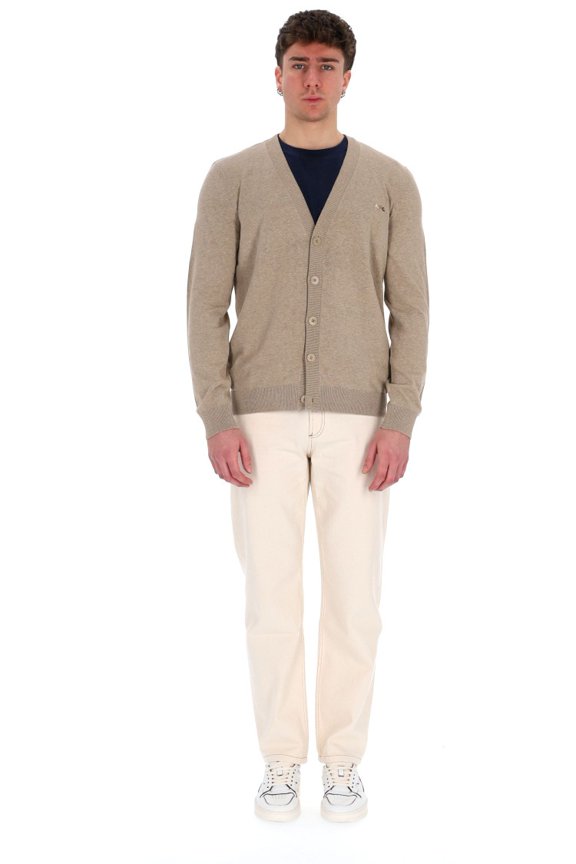 Pure Cotton Cardigan Mod. Jamie (Men's)