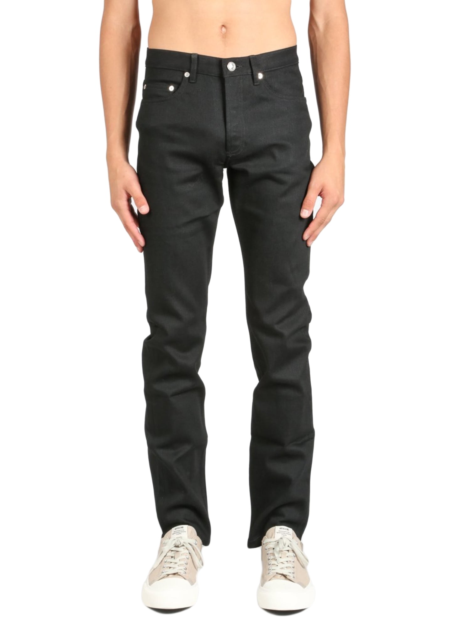 A.P.C. Unisex New Standard Denim Jeans 24 Black - Walmart.com