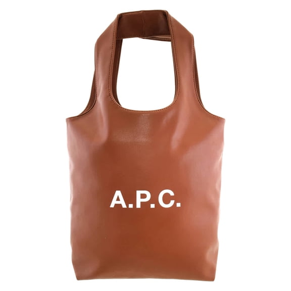 A.P.C. Women's Brown Small Tote With Cut-Out Handle Brown