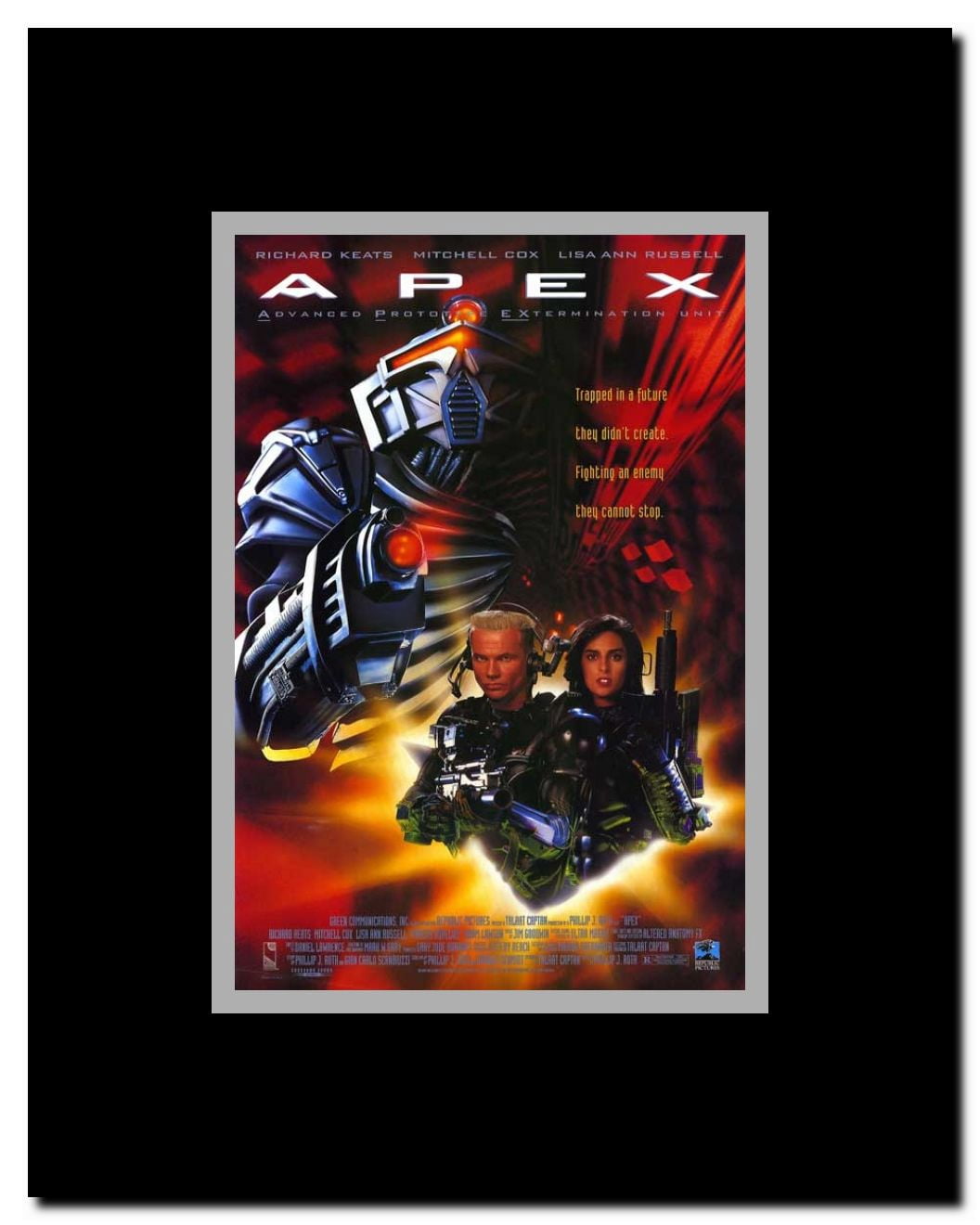 A.P.E.X. Framed Movie Poster
