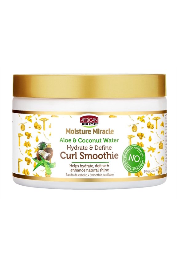 Moisture Miracle Aloe & Coconut Water Hydrate & Define Curl Smoothie 12 Ounce