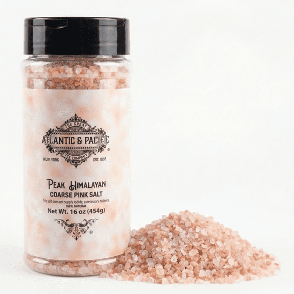 AP Peak Himalayan Coarse Pink Salt, 16 oz, 100% Natural Mineral-Rich Rock Salt for Cooking, Grinders & Seasoning