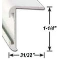 thumbnail image 1 of A P Products Ll Corner Mold. Mill 16' 5/Cs 021-85203-16, 1 of 2