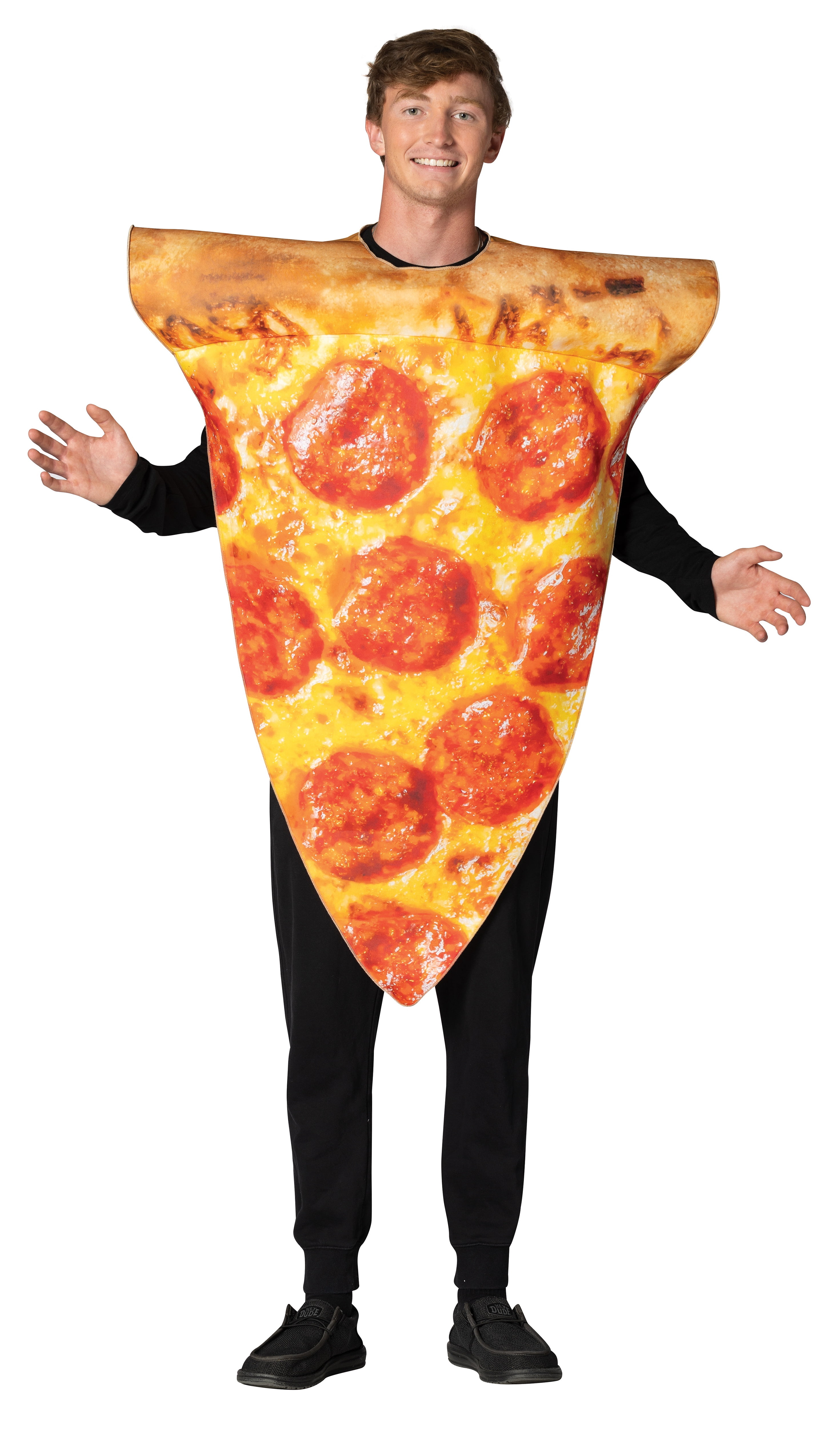 Imposta Costumes Adult Pepperoni Pizza Slice Halloween Costume Tunic, Size Small to Extra Large