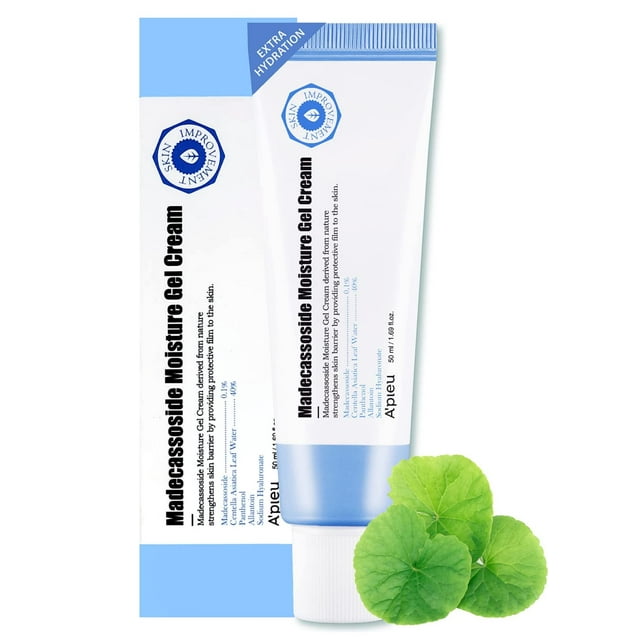 A'PIEU Madecassoside Moisture Gel Cream (1.69oz) for Hydrating Dry