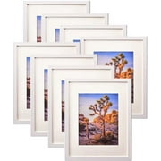A PLUS  MAX 16x20 Picture Frame,Display Pictures 11x14 with Mat or 16x20 Without Mat, Wall Gallery Frames- 8 Packs