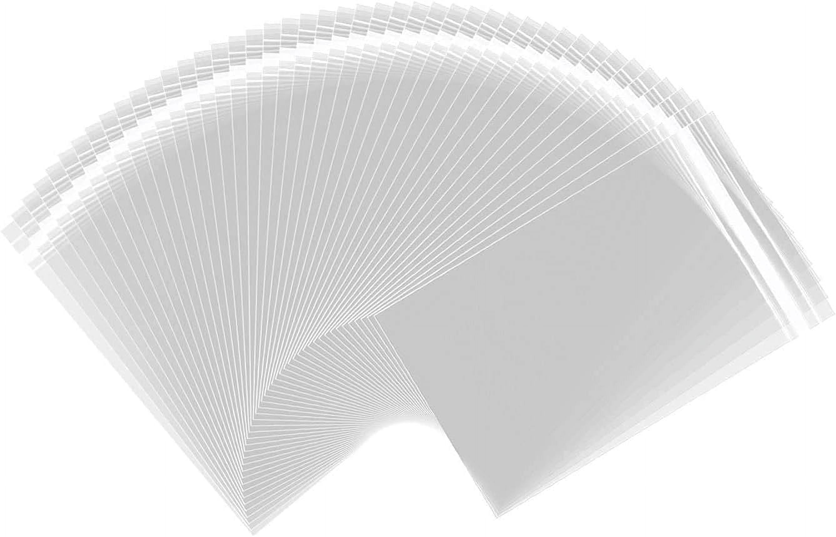 11x14 Crystal Clear Bags For Artwork Photo Sleeves 100 Pack Acid