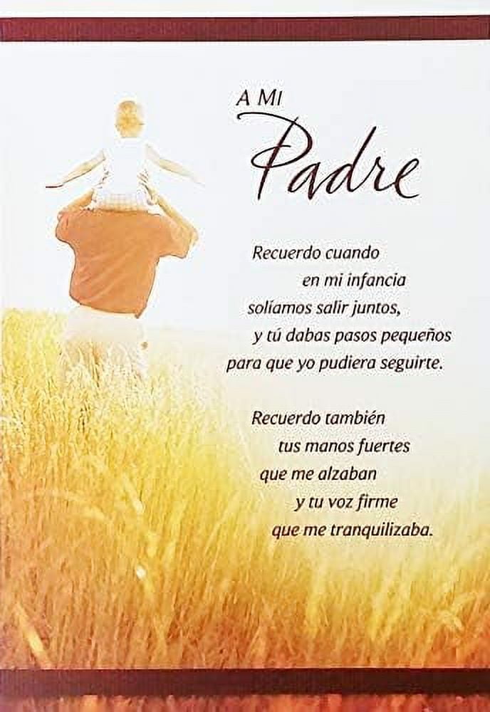 A Padre Cumpleanos Happy Birthday to Dad Father in Spanish Espanol