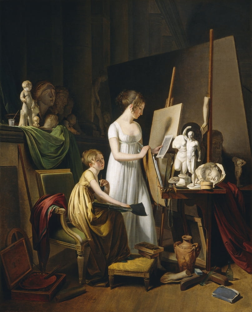 A PainterS Studio Canvas Art - (18 x 24)