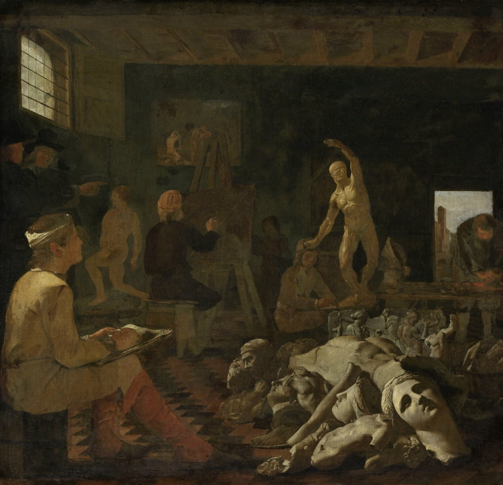 A Painters Studio Canvas Art -  (36 x 24)