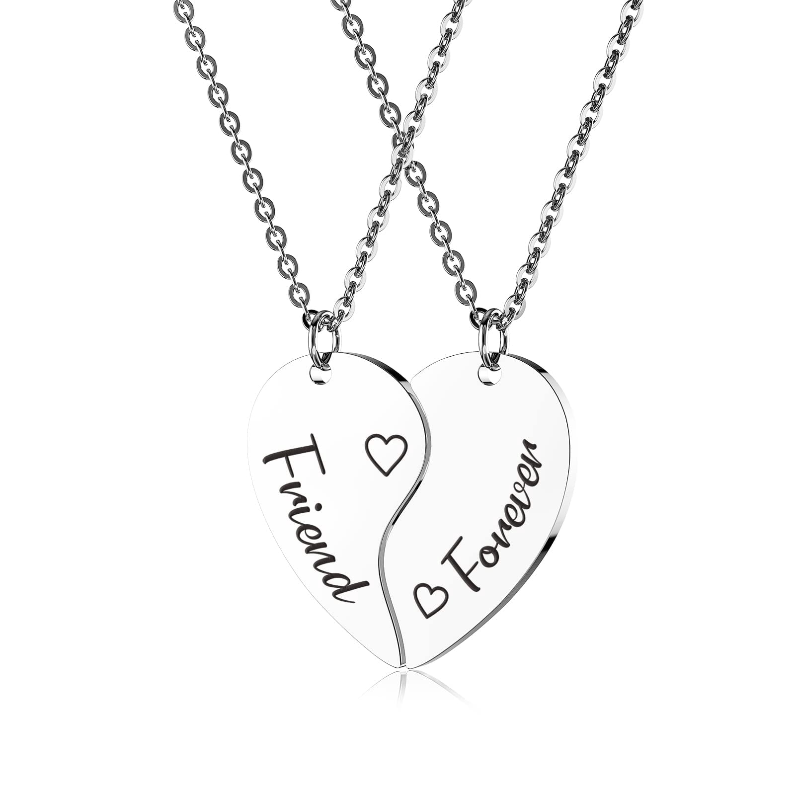 A Pair Friends Forever Puzzle Matching Necklaces,Sister Best friends