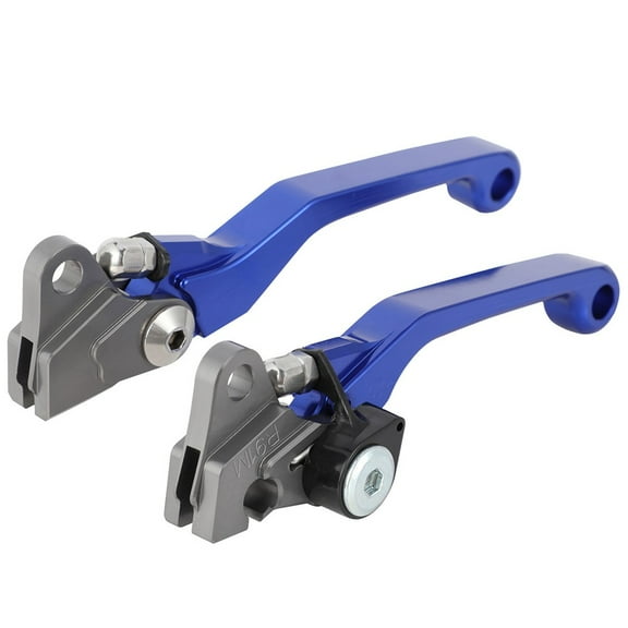 A Pair Motorcycle Brake Clutch Levers 6061 Aluminium Alloy for Pw50 2015-2025 Blue