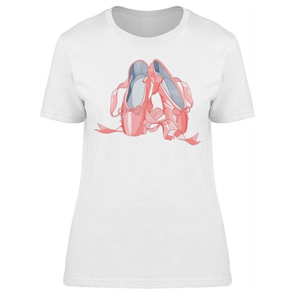 A Pair Of Ballet Shoes T-Shirt Women -Image by Shutterstock, Female Large